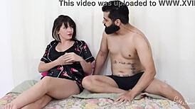 when i got silicone couldn't fuck so hubby rams blonde friend's pink pussy and tight asshole!