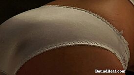 Naughty Oiled Lesbians Moan In Bondage Massage Orgasm