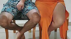 Think your cock can fill Colombian stepsister's ass completely like this?