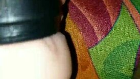 Silicone indian beauty masturbates pussy to massive cumshot spill