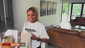 yo ebony teen, your tight pussy ready for this rough black pounding interview?