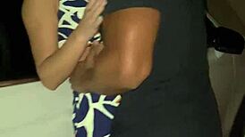 Wife Fucks Lover in Backseat While Cuckold Husband Drives Ahead!