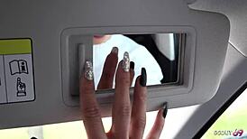 yo this german half african brown skin teen lia amalia with tiny tits got picked up for bareback pounding by old dude in car rough doggy deepthroat sloppy finish