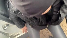 Watch these risky outdoor milf sluts get cum-covered in wild compilation preview