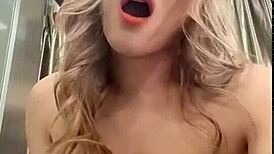 sexy ladyboy mint strokes big ass and small tits solo