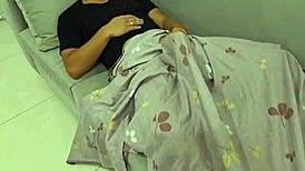 I Got Caught with Hard Cock Leads to Nerdy Latina Facial Cumshot