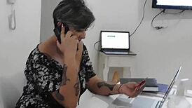 wife's ripped clothes anal fisting deepthroat creampie sloppy as cuck arrives late