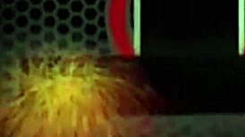 Jelena jensen rams dildo deep in hairy pussy lips