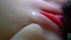 this shaved fuck doll takes double anal toys perfectly