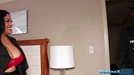 bbc herd stretches maxine x's tight asian holes in wild gangbang