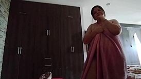 18-year-old stepsis begs roommate fill curvy latina ass with cum milk