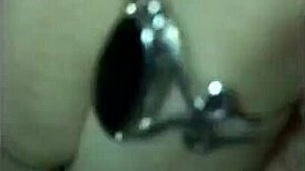 wet milf's gaping ass stretched by bareback anal pounding