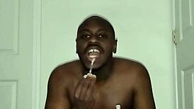 lipstick babe spreads ass imagining song lyrics in playful fun