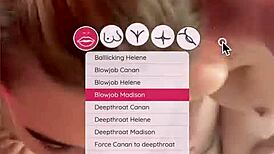 Interactive Harem Blowjob Frenzy with Enmarchenoire and Madison McQueen in Crazy Foursome