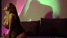 POV Redhead Oiled Body Tease with Curvy Big Ass and Hot Blowjob
