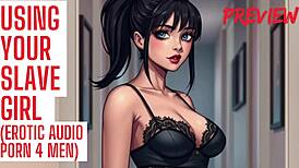 imagine your slave girl whispering joi asmr to make you cum hands free