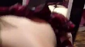 Mexican Slut Sucks Cock Deep in Thong