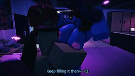 hey dude that goblin slut elf just seduced me into rough anal creampie roblox rp with ranoya1