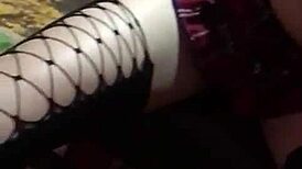 Mexican Slut Sucks Cock Deep in Thong