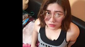 i'm so into fucking my lustful young sister-in-law's hairy pussy... her deepthroat is insane