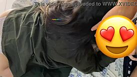 18-year-old latina cries cheating on boyfriend but loves motel cum fill!