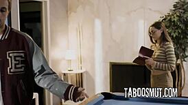 like when the star quarterback bends over virgin reporter for rough doggystyle deepthroat