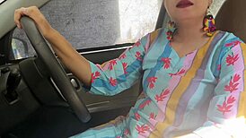 hey asian stepsis sucks stepbro deep for car ride 😏💦