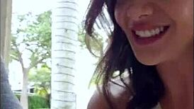 stranger pounds wife's tight shaved pussy in hotel while i watch