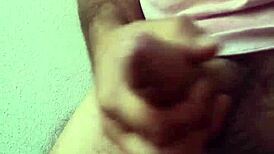 Ella drools on cock films jerk off ends cum bath real couple