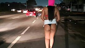 heart races eating my girlfriend's tight ass in abandoned lot