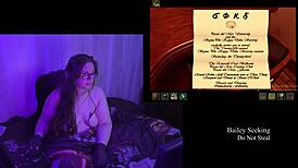 Fat brunette bares big natural tits in naked secrets playthrough