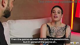 Saba Lapiedras' First Time Double Penetration Shocks with Cumshot!