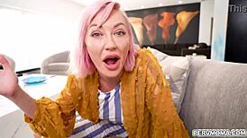 hey adira allure helps allen swift stroke his throbbing cock