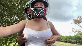 hot latina stepmom picks me up after college for taboo fun