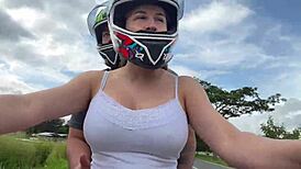 hot latina stepmom picks me up after college for taboo fun