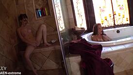 Older Victoria Valentino and Teen Faye Reagan Mutual Masturbation Turns Lesbian!