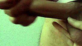 Ella drools on cock films jerk off ends cum bath real couple