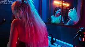 Bella Mur Picks Up Sofia Simens in Nightclub Toilet for Pussy Lick