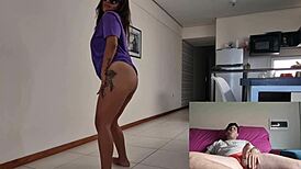 Rubia Tinder Hottie Warms Up Thick Cock Tease