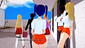 Hyperbolic Flower rides monster cock in nature cumshot finale