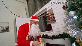 Ho Ho Ho! Christmas Bitch Santa Fucks Monika Fox Anal Gift Squirt Monster Cum Mouth