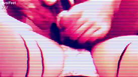 grainy vhs captures marilou and diosa in wild bondage heels domination play