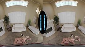 POV cute pigtailed Skylar Storm fucks roommate to pay rent