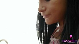 eden sin gets wet cunnilingus and fingering on big pussy lips by blonde milf