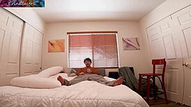 i catch you masturbating again stepmom milf rides huge cock 😏🔥 creampie mess