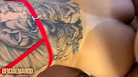 after the club we drag hot tattooed brazilian teen drake home for raw anal pounding 🔥🍑💦