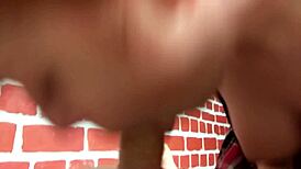 Heart-Pounding Moments When Step Sister Sucks Cock Alone at Home