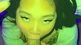 Back Room Slutty Asian Deepthroats Monster Cock Then Missionary Fuck