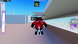 He beats slut senseless then fucks her raw in roblox cumbat