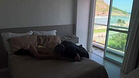 Wake tourist with oral then hard cock pounding her wet